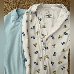 SwaddleMe Baby Swaddle Set - Blue and White with Animal Prints